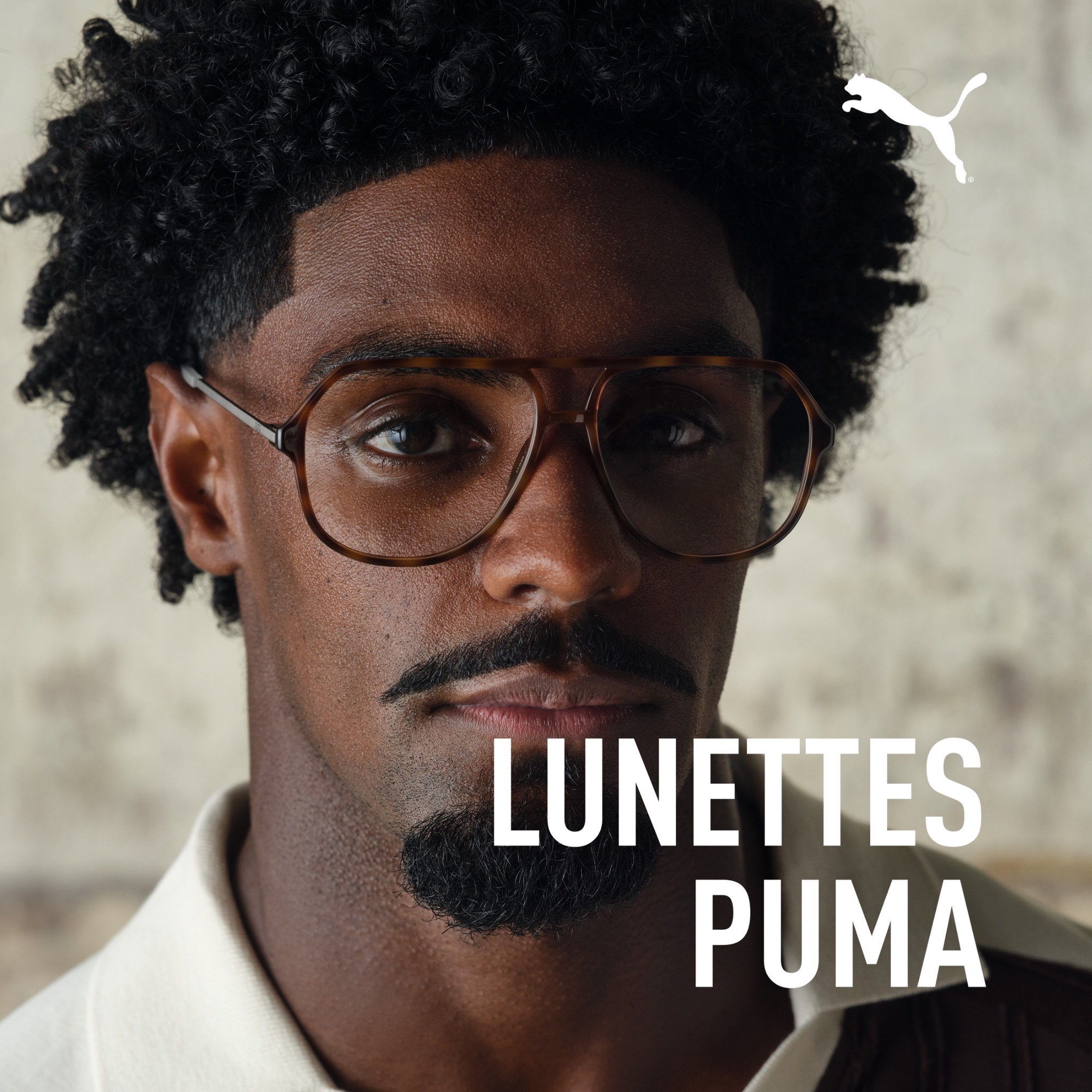 Kinderen met brillen uit de Puma Junior collectie